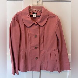 J. Crew Faille Maisey Jacket in Dusty Rose